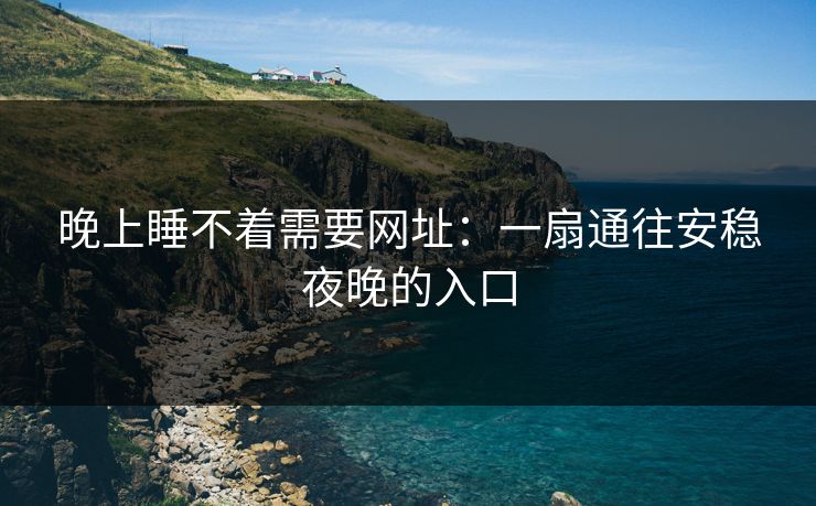 晚上睡不着需要网址：一扇通往安稳夜晚的入口